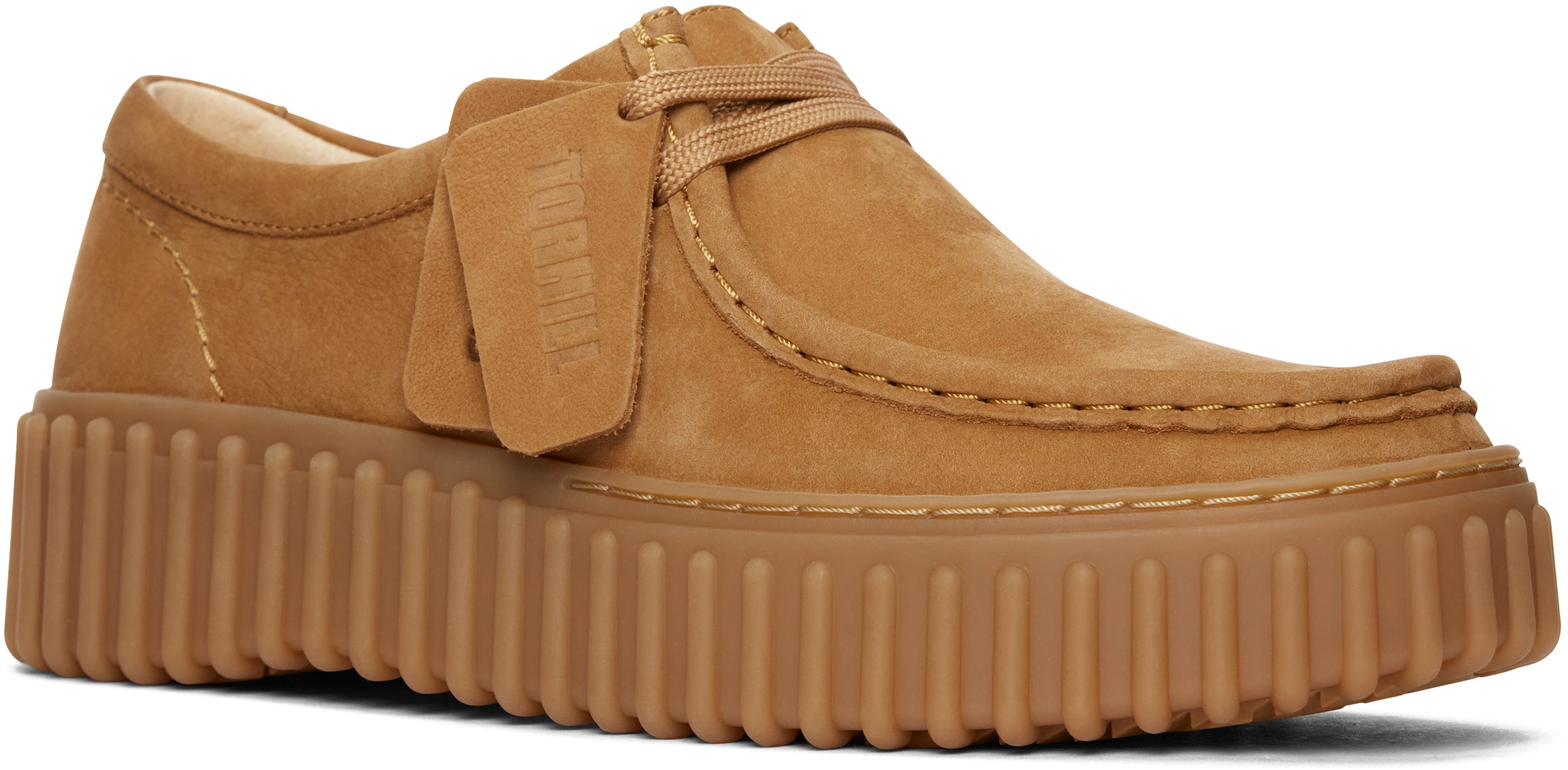 Torhill Bee ruskind sko - Light Tan Nubuck